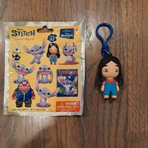 Disney Stitch Collectible Bag Clip - Lilo